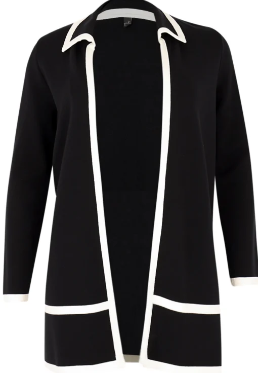 Vest Zwart/Wit