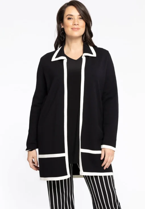 Vest Zwart/Wit