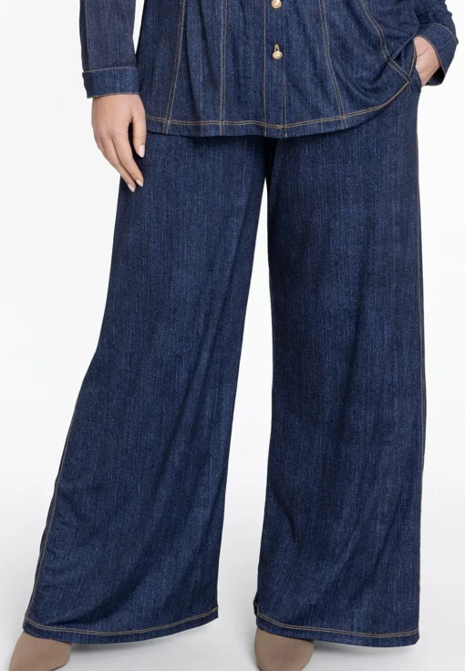 Wijde broek DENIM DOLCE